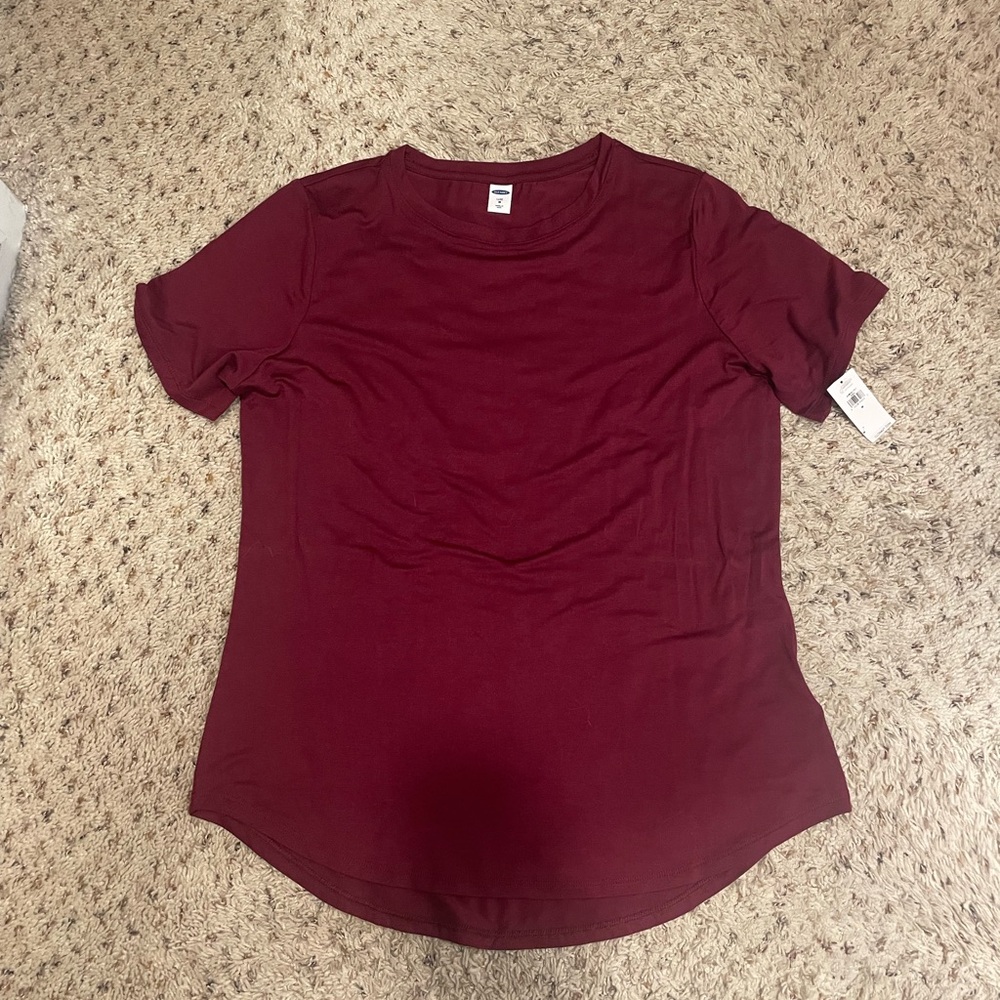 Old Navy Luxe Scooped Hem T-Shirt
